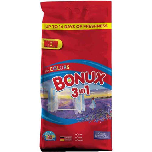 Detergent Automat Bonux 3 in 1 Lavanda, 20 Spalari, 2 Kg