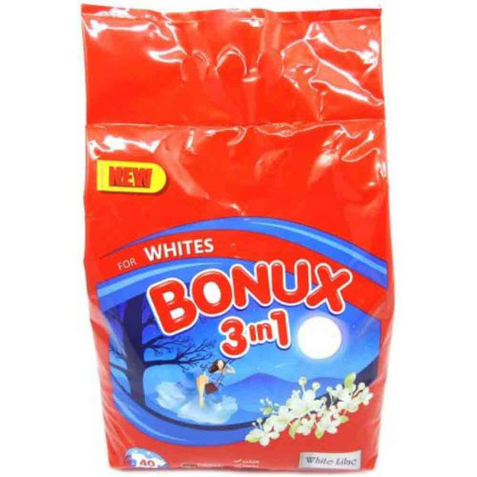 Detergent Automat Bonux 3 in 1 Liliac, 20 Spalari, 2 Kg