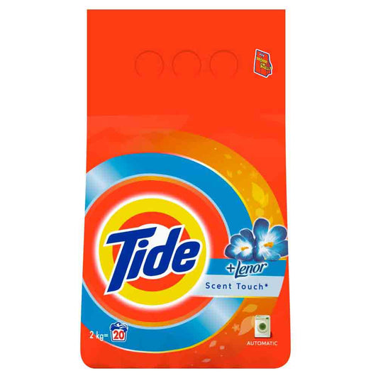 Detergent Automat Tide 2 in 1 Lenor Touch, 20 Spalari, 2 Kg