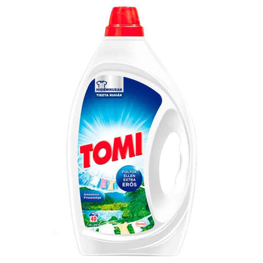 Detergent Lichid Tomi Max Power Amazonia Freshness, 40 Spalari, 2 L