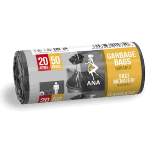 Saci Menajeri Ana Zaradna HDPE, 20 L, 50 Buc