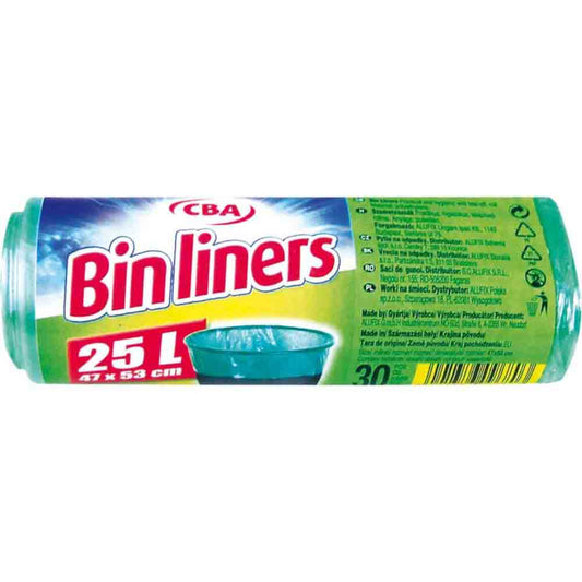 Saci Menajeri Cba Piros, 25 L, 30 Buc