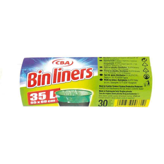 Saci Menajeri Cba Piros 550 x 690 mm, 35 L, 30 Buc