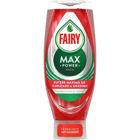Detergent de Vase Fairy Max Power Rodie, 450 ml