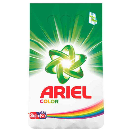 Detergent Pudra Ariel Color, 20 Spalari, 2 Kg