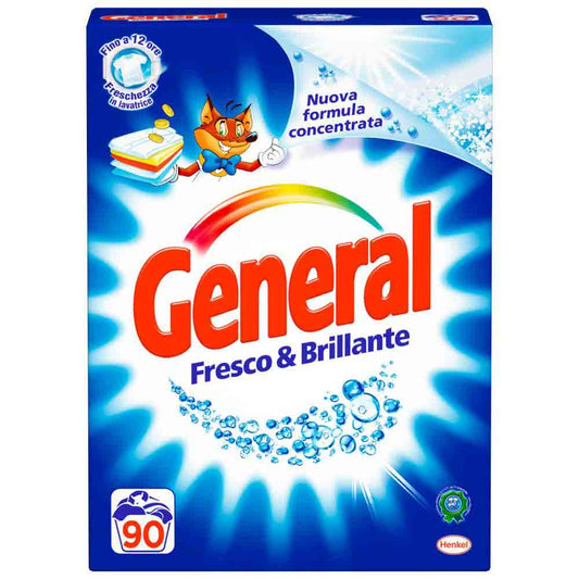 Detergent Pudra General Universal, 90 Spalari, 4,95 Kg