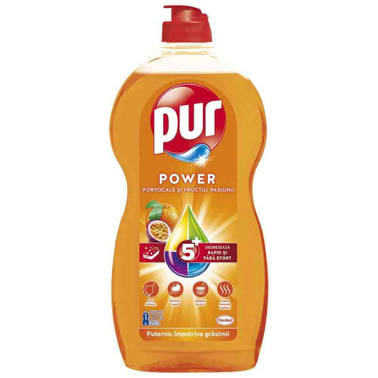 Detergent de Vase Pur Power Orange&amp;Maracuja, 1.2 L