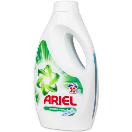 Detergent de Rufe Lichid Ariel Mountain Spring, 20 Spalari, 1.1 L