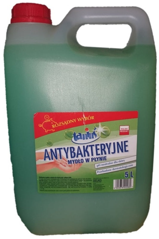 Sapun Lichid, 5 Litri, Antibacterian, Ph-neutru, Tanius - Verde