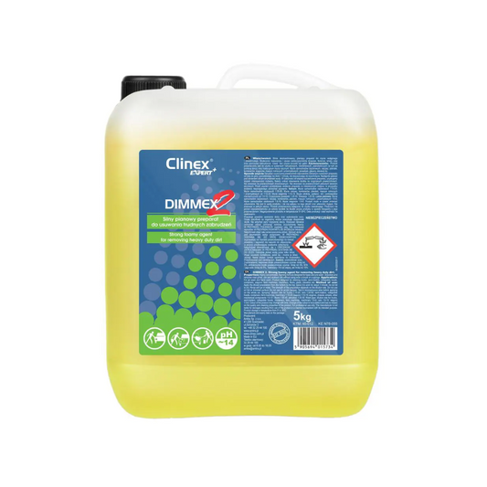 Clinex Expert+ Dimmex2, 5 Litri Detergent Spuma Indepartare Murdarie Dificila Pt Caroserie Masini