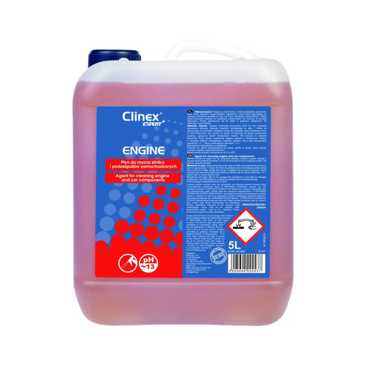 Clinex Expert+ Engine, 5 Litri, Detergent Pentru Curatarea Motoarelor Si Componentelor Auto