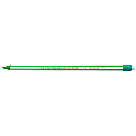 Creion grafit Bic Evolution Stripes, cu radiera