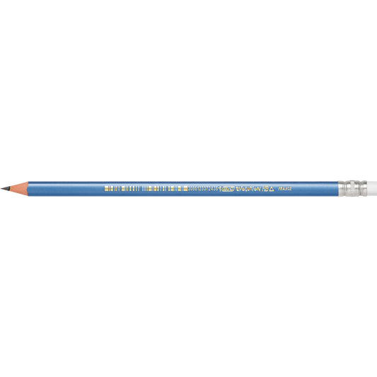Creion grafit Bic Evolution, corp triunghiular cu radiera