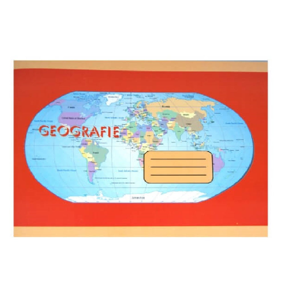 Caiet Geografie Format B5, 24 File, Dictando + Veline - Tip Special de Caiet Scolar