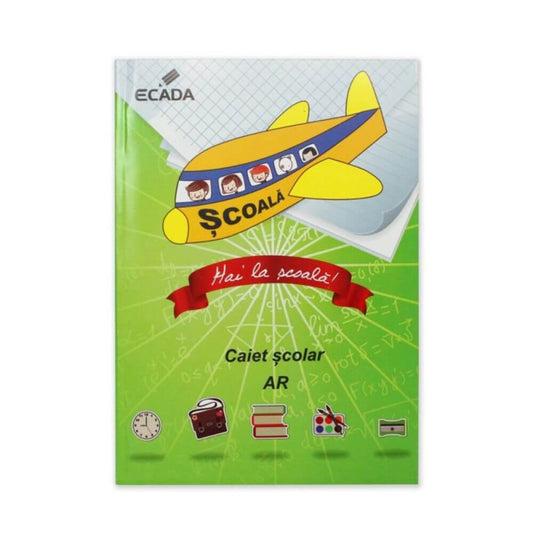 Caiet A5 Dictando ECADA, 140 File, 60 g/mÂ², Cotor Cusut si Lipit, Coperta Policroma, Caiete A5 Romana, Caiet Romana, Caiete Romana, Caiet Mic Dictando, Caiete Mici, Caiete Dictando A5, Caiete Dicatando Mici, Caiet cu Linii