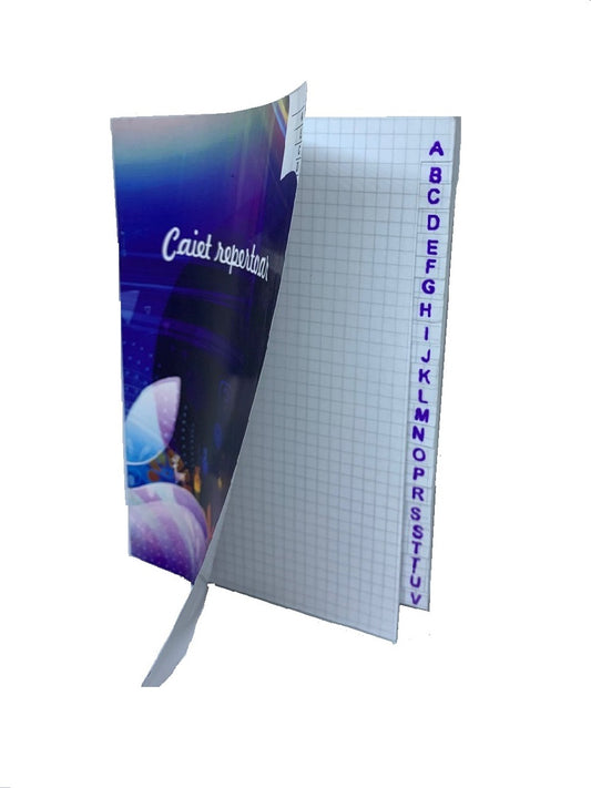 Caiet Repertoar A4, 48 File Matematica, Coperta Policromie, Caiet de Notite, Caiet pentru Organizare