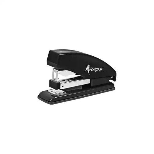 Capsator Metalic FORPUS Easy Run, 20 Coli, cu Capse 24/6, 26/6, Negru, Capsatoare Metalice Manuale, Capsator Manual de Hartie, Capsatoare Metalice pentru Birou, Capsatoare pentru Hartie, Capsatoare 20 Coli, Capsator pentru Birou