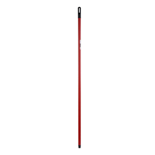 Coada Cauciucata Metalica, 120 cm, Rosie, Matura si Mop, Coada Metalica cu Filet si Agatatoare, Coada Matura, Coada Mop, Cozi Metalice, Coada Metalica pentru Matura, Cozi Maturi si Mopuri, Articole Curatenie