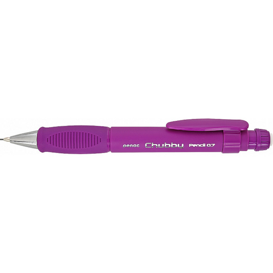 Creion Mecanic Penac Chubby, Rubber Grip, 0.7mm, Con Si Varf Metalic, Radiera Retractabila, Violet
