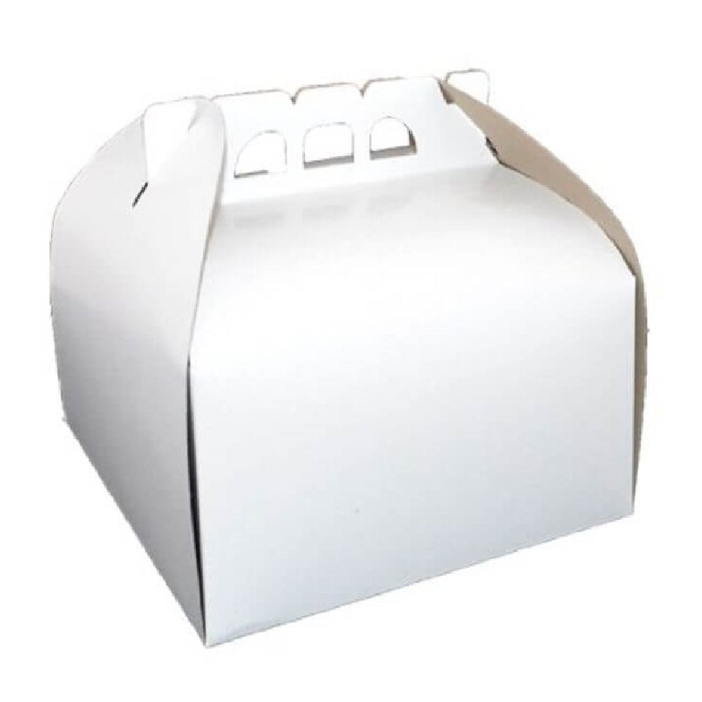 Cutii Tort OTI, 27x27x12.5 cm, 25 Buc/Bax, Carton Duplex, pentru 2.5 Kg, Culoare Alba, Cutie pentru Tort, Cutie din Carton Tort, Cutii din Carton Torturi, Cutie Torturi, Cutie din Carton Torturi, Cutii Albe Tort, Cutie Alba Tort, Ambalaje Cofetarie