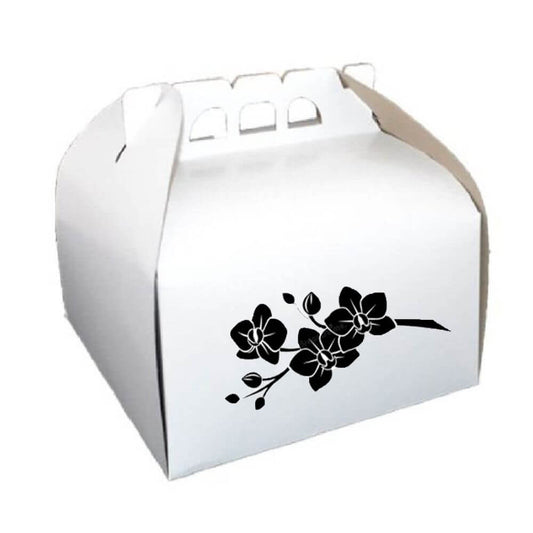 Cutii Tort Personalizate, 25x25 cm, Tipar 1 Culoare, Carton Duplex 450 g/mÂ², Cutie pentru Tort Personalizata, Cutii Carton Personalizate Torturi, Cutie Torturi Personalizata, Cutii Albe Personalizate Tort, Ambalaje Cofetarie Personalizate
