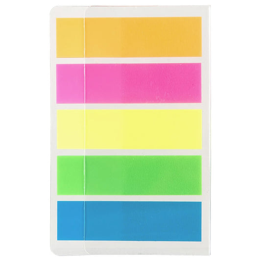 Index Adeziv Plastic, Deli Stick Up, 12x44 mm, 5 Culori Pastel, 100 File, Index Plastic cu Adeziv, Evidentiatoare pentru Carti si Caiete, Sticky Indexuri, Evidentiatoare Adezive de Pagina, Indecsi Adezivi