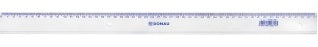 Rigla Din Plastic Transparent, 50cm, Donau