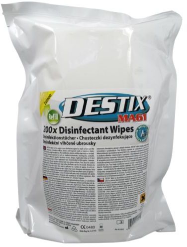 Servetele Umede Dezinfectante, 215 X 260mm, 200 Buc/tub, Destix Ma61 Jumbo Refill Pack