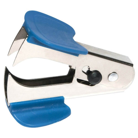 Set 10 Decapsatoare pentru Capse Metalice DONAU cu Sistem de Blocare, Culoare Albastra, Decapsator pentru Birou, Decapsator Gheara, Decapsator cu Sistem de Blocare, Accesorii Birou