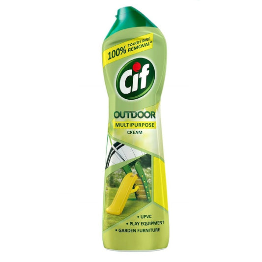 Detergent CIF Cream Outdoor Multipurpose, Cantitate 500 ml, Solutie Crema Curatat, Detergent Cif pentru Multisuprafete, Detergent Crema pentru Exterior, Cif Crema de Curatat, Solutii si Produse de Curatenie