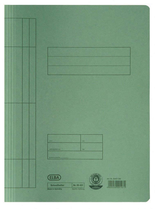 Dosar Carton Cu Sina Elba Smart Line - Verde