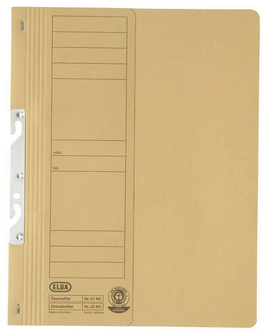 Dosar Carton Incopciat 1/2 Elba Smart Line - Galben
