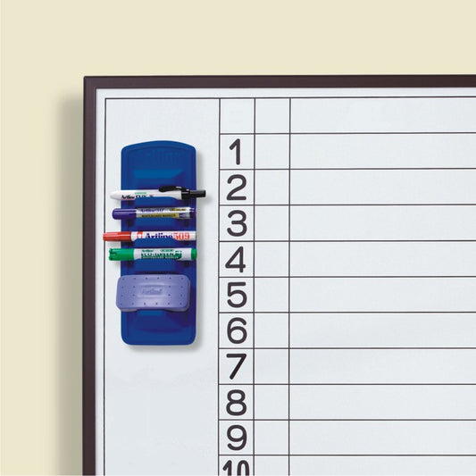 Suport Magnetic Artline, Pentru 4 Markere + Burete, Pentru Table Magnetice