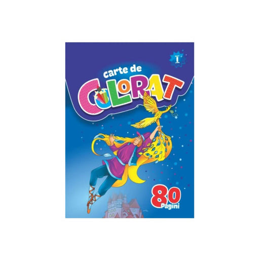 Carte de Colorat cu Povesti pentru Baieti A4