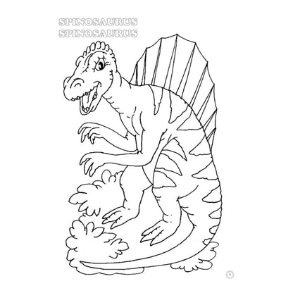 Desene Mari pentru Cei Mici, Dinozauri, Carte de Colorat B5