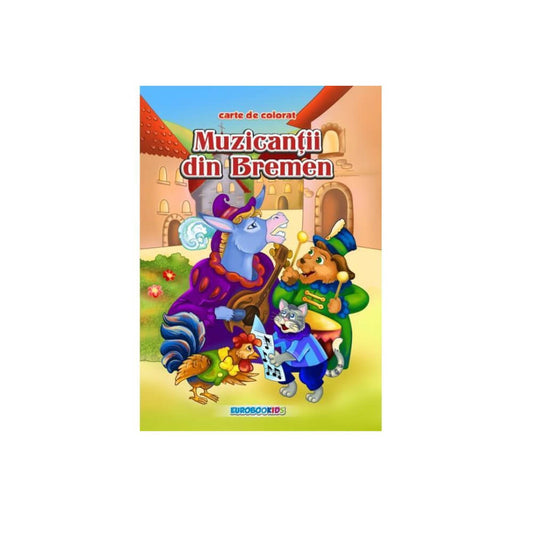 Muzicantii din Bremen, Carte de Colorat B5