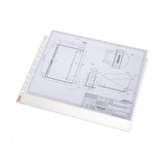 Set 10 Folii Protectie Documente Esselte, A3, 85 Microni, Folie Protectie Documente, Folie A3 de Protectie, Folie A3 Protectie Documente, Folii Protectie Esselte Documente, Set Folii Protectoare