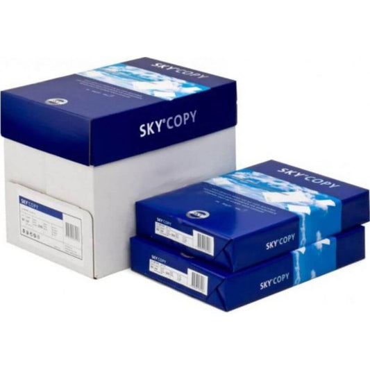 Set 5 Topuri Hartie Copiator Sky Copy, A4, 500 Coli/Top, 80 g/m², Hartie Xerox, Hartie Imprimanta, Hartie A4, Top de Coli A4, Top Hartie A4, Hartie Copiator Premium, Top de Hartie, Set Top Hartie, Hartie Alba Copiator, Topuri de Hartie