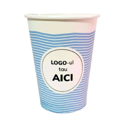 Pahare Carton Personalizate 16OZ, 470 ml, Tipar 4 Culori, Carton 210 g + 15 g, Pahare din Carton Personalizate, Pahare Carton Imprimate, Pahar din Carton Personalizat, Pahar Carton Imprimat, Pahar Cafea To Go, Pahare din Carton de Unica Folosinta