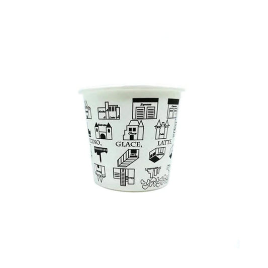 Pahare Carton Personalizate 4OZ, 120 ml, Tipar 4 Culori, Carton 210 g + 15 g, Pahare din Carton Personalizate, Pahare Carton Imprimate, Pahar din Carton Personalizat, Pahar Carton Imprimat, Pahar Cafea To Go, Pahare din Carton de Unica Folosinta