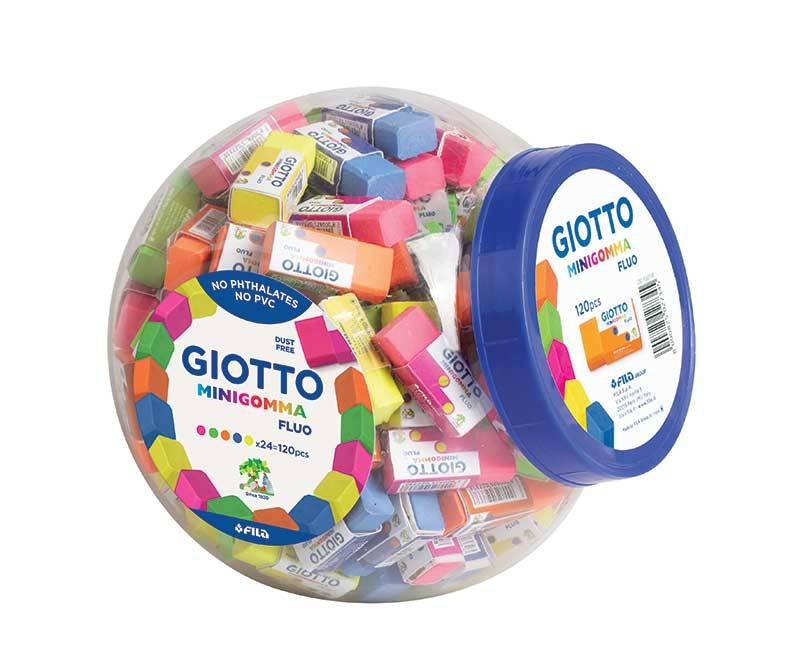 Radiera Simpla, Culori Fluorescente - Giotto