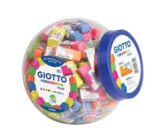 Radiera Simpla, Culori Fluorescente - Giotto