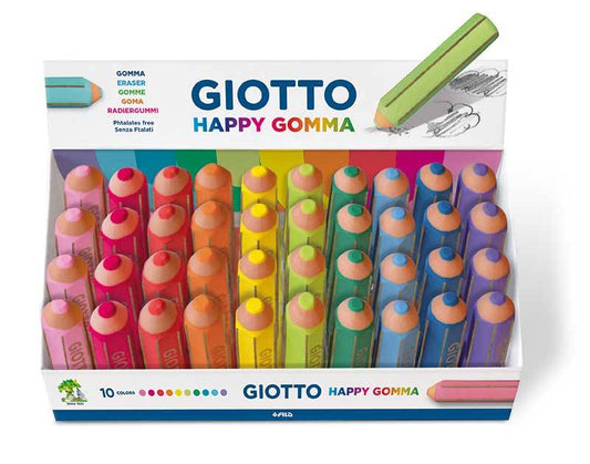 Radiera In Forma De Creioane Colorate, Giotto Happy