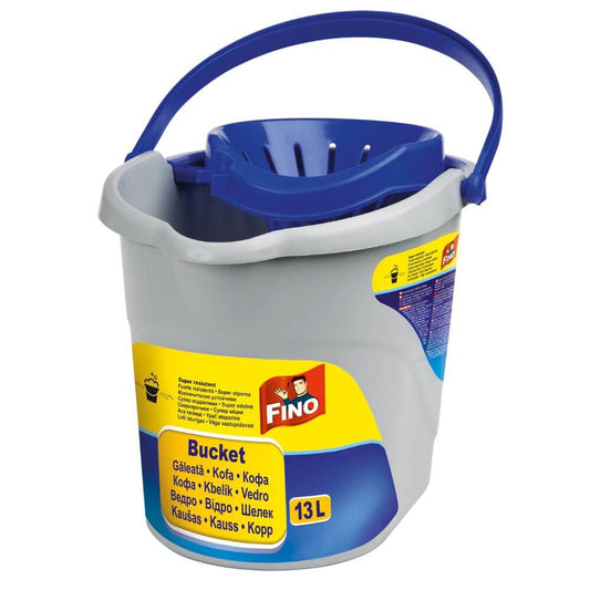 Galeata Ovala cu Storcator Fino, 13 L, Galeti Ovale cu Storcator pentru Mop, Fino Galeti Plastic cu Storcator, Fino Galeti 13 Litri pentru Mop, Galeata pentru Curatenie, Galeata pentru Mop, Galeti cu Storcator, Galeata pentru Uz Casnic