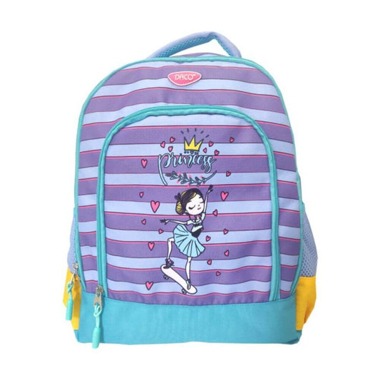 Ghiozdan DACO, 40x29x14 cm, Bretele Reglabile, Material Poliester, Culoare Albastru/Mov, Ghiozdane pentru Fete, Ghiozdane pentru Scoala, Ghiozdan de Scoala, Ghiozdan pentru Copii, Ghiozdan Scolar, Ghiozdane Scolare, Ghiozdanele