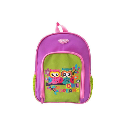 Ghiozdan DACO Model Bufinta, 29x22x10 cm, Bretele Reglabile si Doua Buzunare Laterale cu Plasa, Material Poliester, Multicolor, Ghiozdane Gradinita, Ghiozdane Scoala, Ghiozdan Scolar, Rechizite Scolare