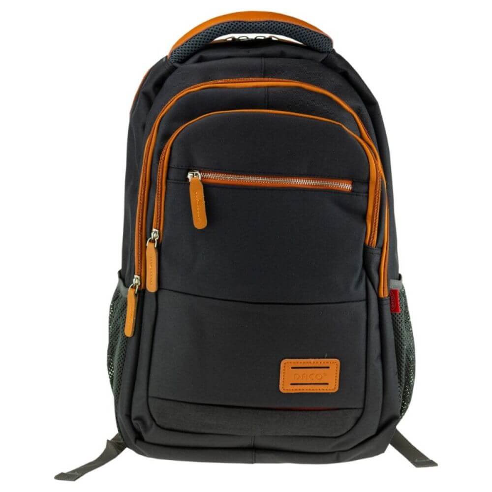 Ghiozdan DACO pentru Scolari, Dimensiuni 46x33x20 cm, Compartiment pentru Laptop, Material Poliester, Culoare Negru, Ghiozdane Scolari, Ghiozdan Liceu, Ghiozdane Adolescenti, Ghiozdane DACO, Ghiozdan Negru, Ghiozdan pentru Laptop
