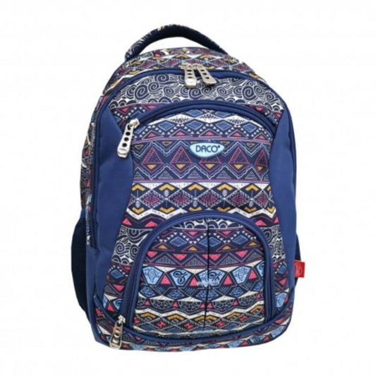 Ghiozdan DACO pentru Scolari, 43x30x15 cm, Poliester, Multicolor, Ghiozdan Scolar, Ghiozdan Scolari, Ghiozdane Scoala, Ghiozdan Adolescenti, Ghiozdane Adolescenti, Rucsac Scoala, Ghiozdan Mare