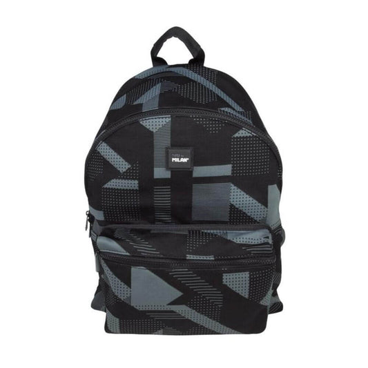 Ghiozdan ECADA pentru Baieti, Inaltime 42 cm, Buzunar Interior cu Protectie pentru Laptop, Material Poliester, Culoare Negru/Gri, Ghiozdane Scolari, Ghiozdan Baieti, Ghiozdane Adolescenti, Ghiozdane ECADA, Ghiozdane Scolare, Rechizite Scolare