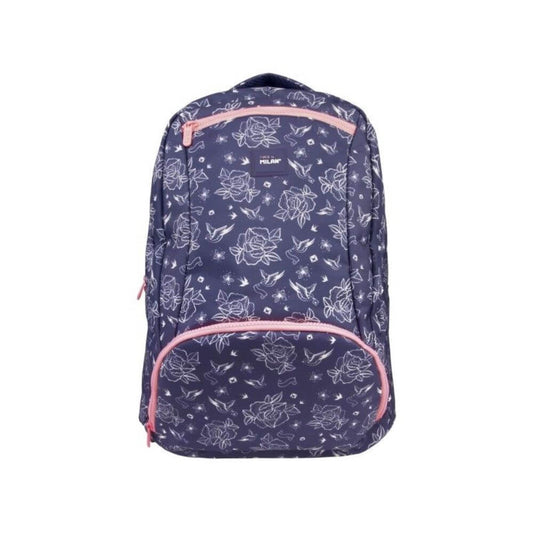 Ghiozdan ECADA pentru Fete, Inaltime 45 cm, Compartiment Laptop , Material Poliester, Culoare Gri/Alb, Ghiozdan Scolar, Ghiozdan Scolari, Ghiozdane Scoala, Ghiozdan Fete, Ghiozdane Adolescenti, Ghiozdane ECADA, Ghiozdane Scolare, Rechizite Scolare